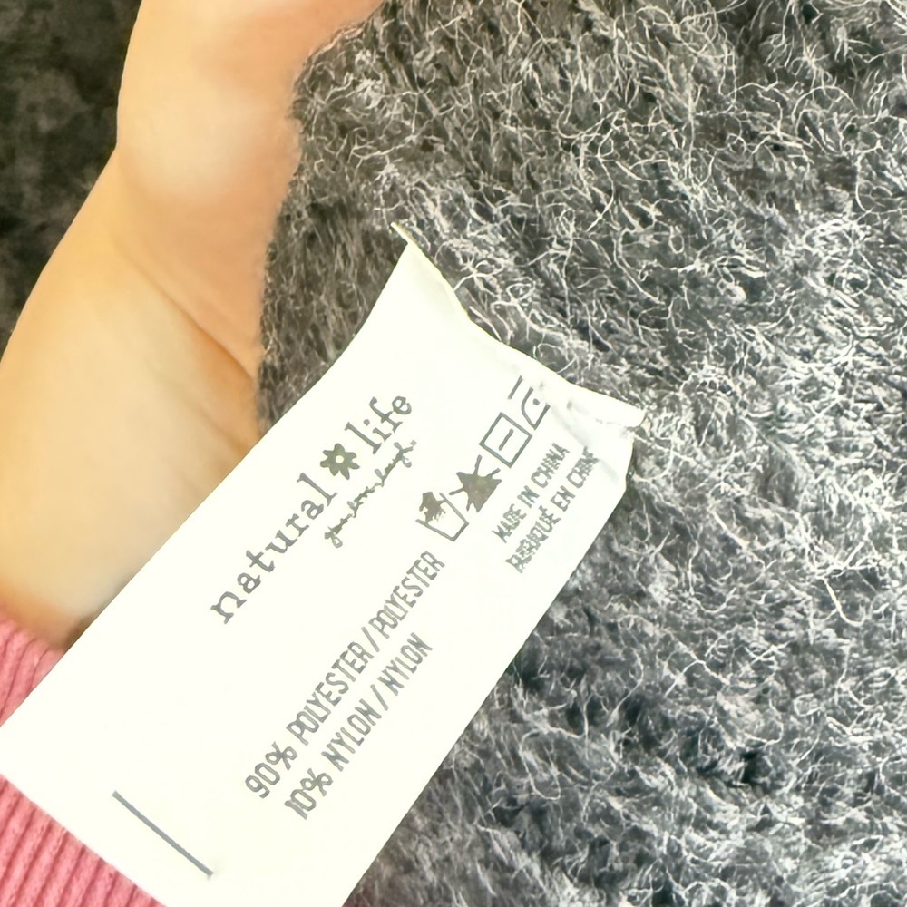 Natural Life Gray Button-Up Cardigan - Picture 3 of 4